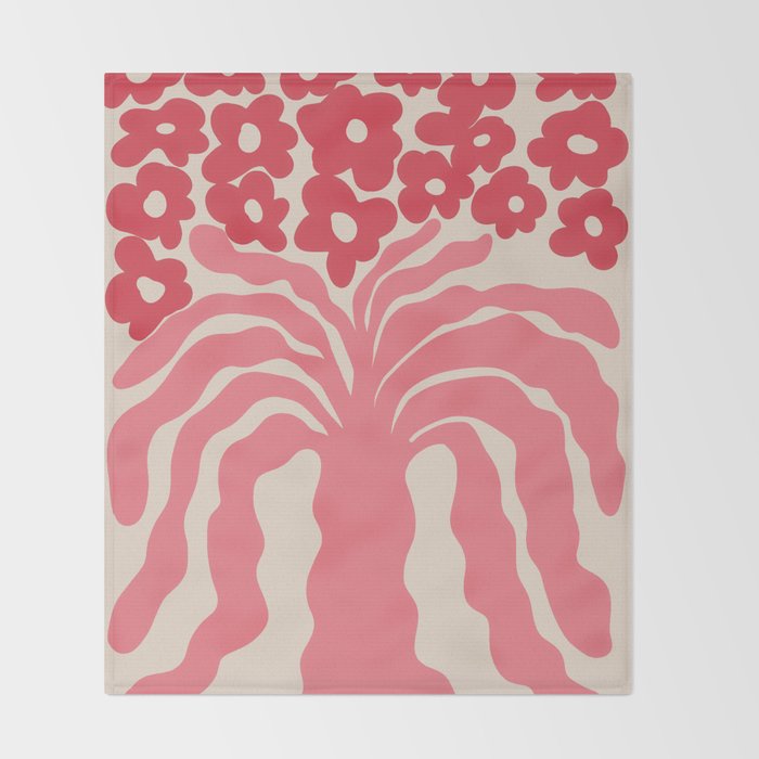 grow-n-pink  Throw Blanket Gallery Image 2