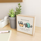 Raccoons Wearing Baggy Pantaloons Mini Art Print Gallery Image 2