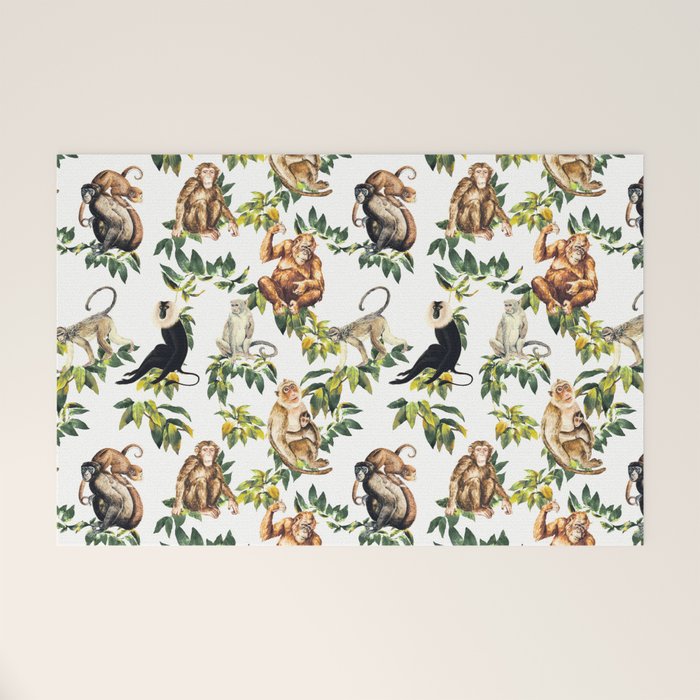 Monkeys, orangutans and more Welcome Mat Gallery Image 1