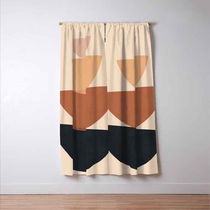 Minimal Shapes No 61 Window Curtain Gallery Image 3