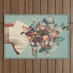 Thank God It's Spring Outdoor Rug Gallery Image 1
