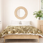 Golden Metallic Glitter Sequins Duvet Cover Gallery Image 3