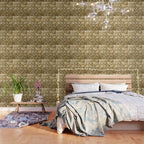 Golden Metallic Glitter Sequins Wallpaper Gallery Image 3