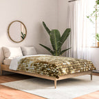 Golden Metallic Glitter Sequins Comforter Gallery Image 2