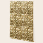 Golden Metallic Glitter Sequins Wallpaper Gallery Image 2