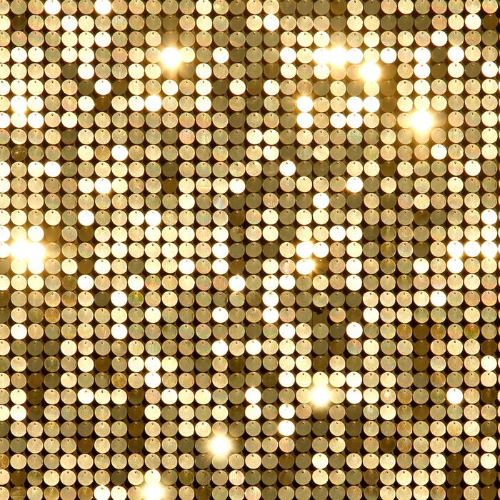 Golden Metallic Glitter Sequins Coffee Mug Gallery Image 2