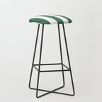 Green White Stripe - By The Seashore Stool Gallery Image 1