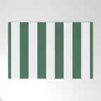 Green White Stripe - By The Seashore Welcome Mat Gallery Image 1