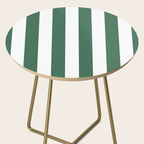 Green White Stripe - By The Seashore Side Table Gallery Image 2
