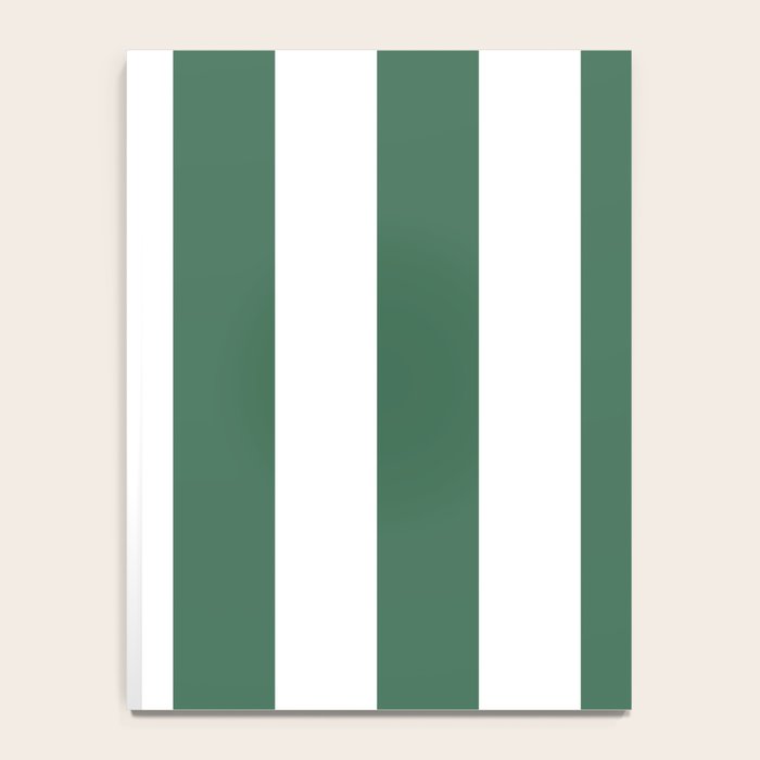 Green White Stripe - By The Seashore Notebook Gallery Image 4