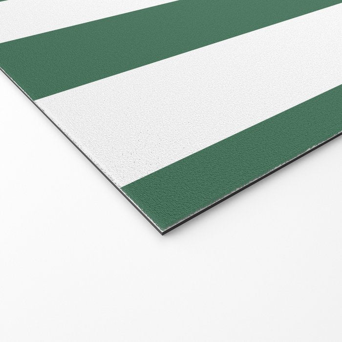 Green White Stripe - By The Seashore Welcome Mat Gallery Image 2
