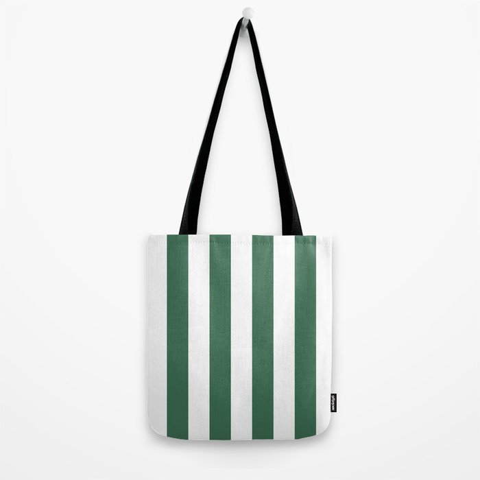Green White Stripe - By The Seashore Tote Bag Gallery Image 2