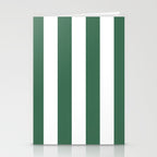 Green White Stripe - By The Seashore Stationery Card Gallery Image 2