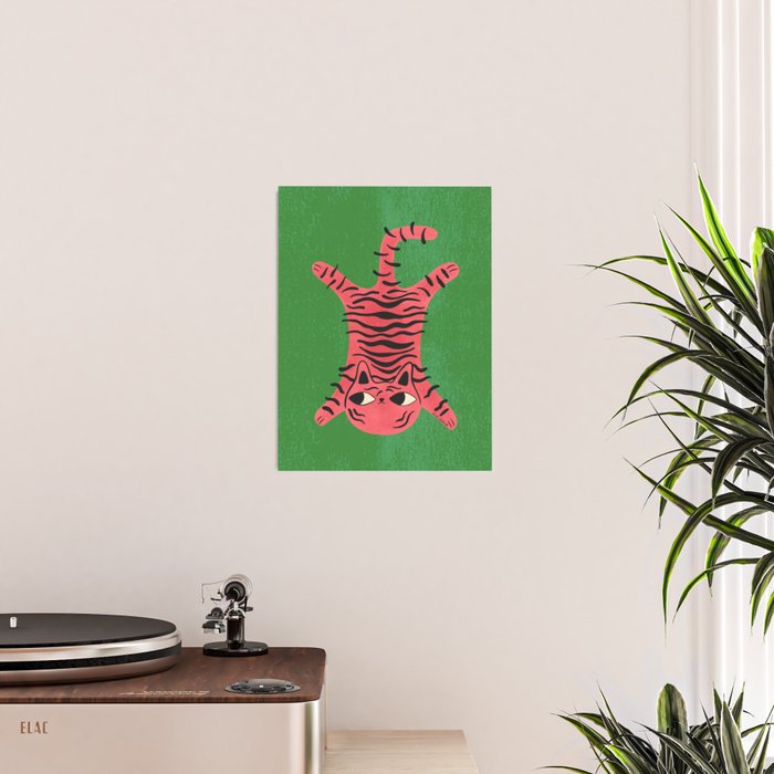 Silly Cat Rug Poster Gallery Image 2