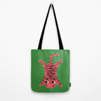 Silly Cat Rug Tote Bag Gallery Image 2
