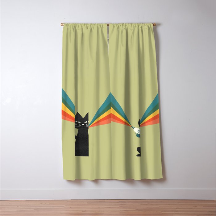 Ray gun cat Window Curtain Gallery Image 3