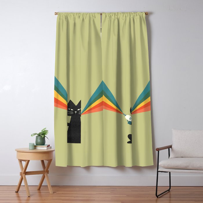 Ray gun cat Window Curtain Gallery Image 5