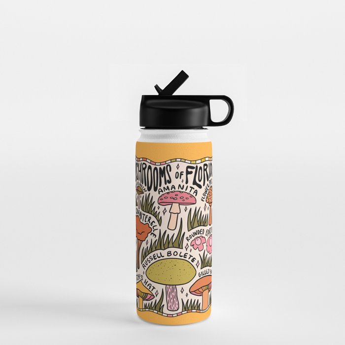 Mushrooms of Florida Water Bottle Gallery Image 1