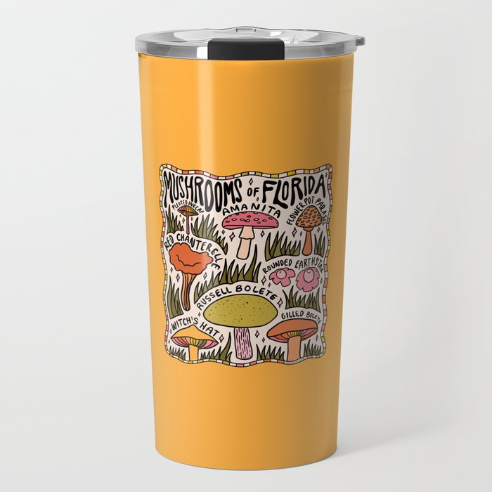 Mushrooms of Florida Travel Mug Gallery Image 1