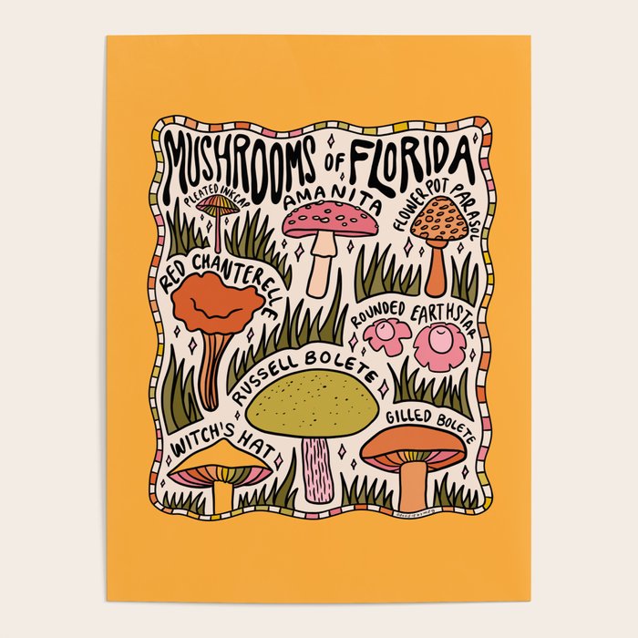 Mushrooms of Florida Poster Gallery Image 4