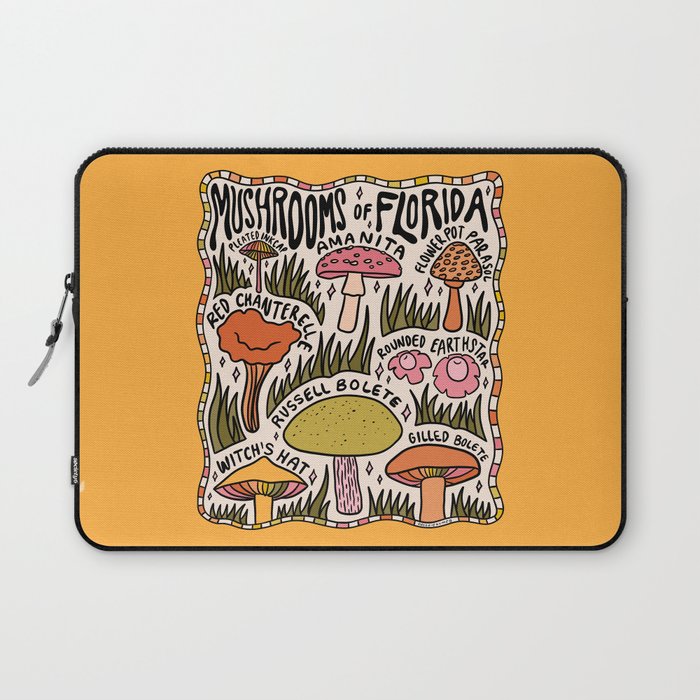 Mushrooms of Florida Laptop Sleeve Gallery Image 1