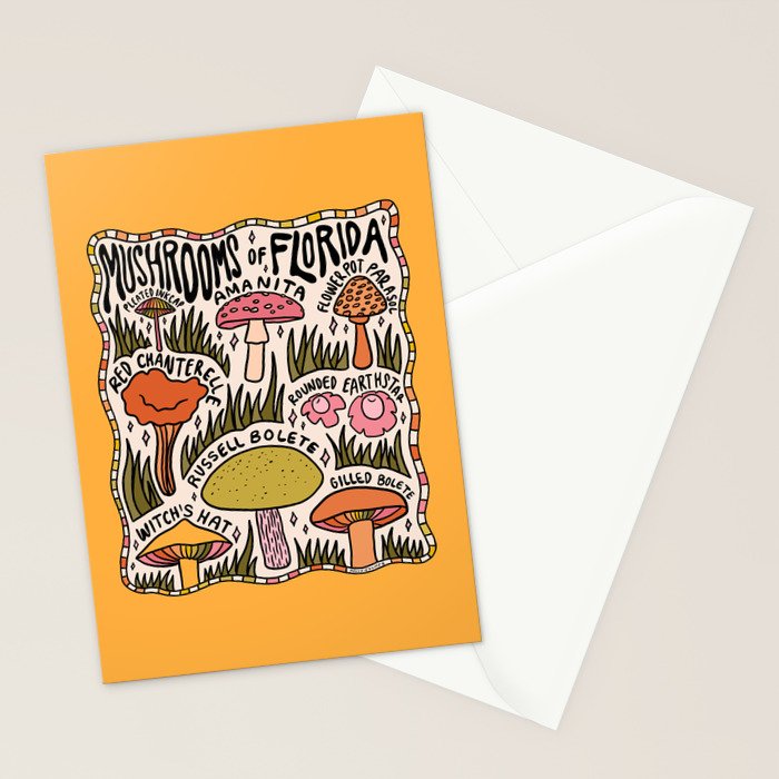 Mushrooms of Florida Stationery Card Gallery Image 2