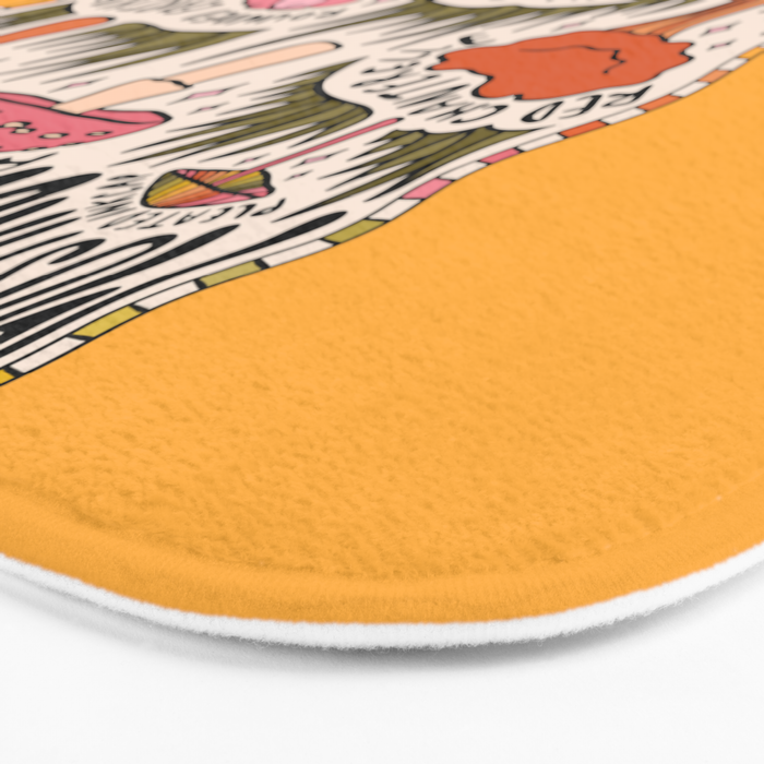 Mushrooms of Florida Bath Mat Gallery Image 3