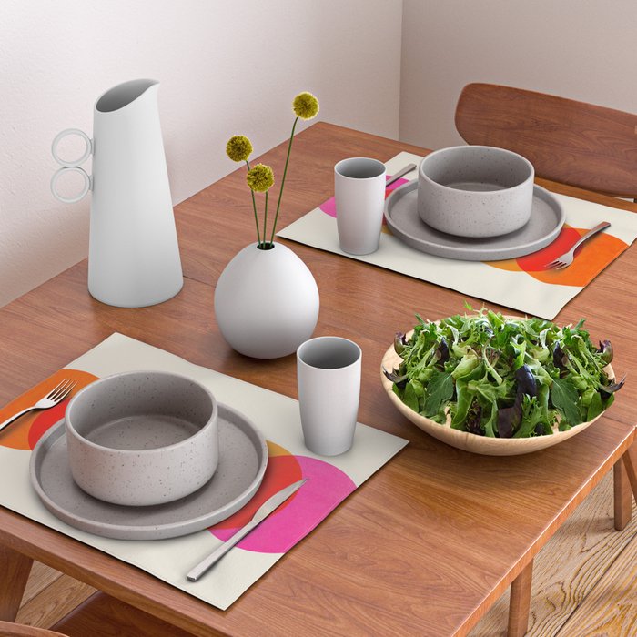 Abstraction_COLOUR_CIRCLES_001 Placemat Gallery Image 2