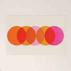 Abstraction_COLOUR_CIRCLES_001 Welcome Mat Gallery Image 1