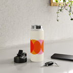 Abstraction_COLOUR_CIRCLES_001 Water Bottle Gallery Image 4