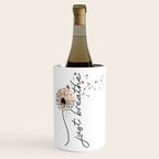 Just Breathe Dandelion Inspirational Wine Chiller Gallery Image 1