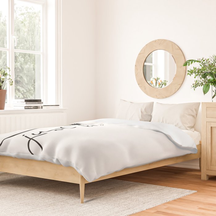 Just Breathe Dandelion Inspirational Duvet Cover Gallery Image 2