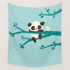 Sad Panda Wall Tapestry Gallery Image 4