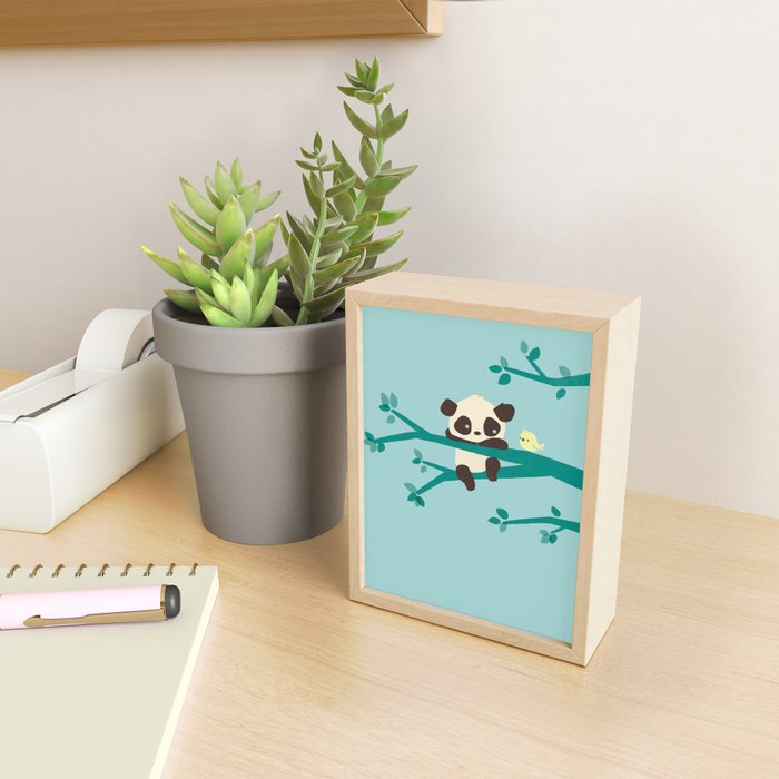 Sad Panda Mini Art Print Gallery Image 2