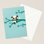 Sad Panda Stationery Card Gallery Image 2