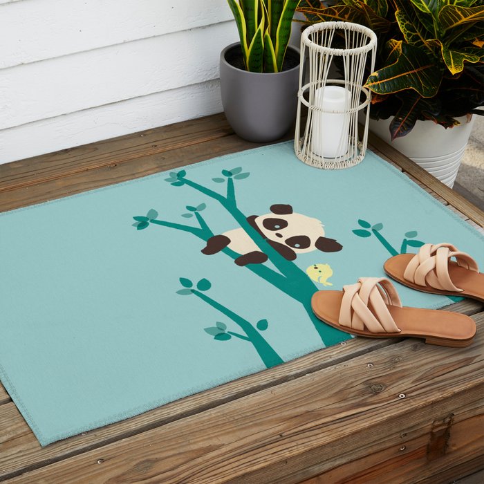 Sad Panda Outdoor Rug Gallery Image 2