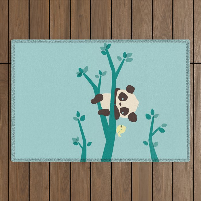 Sad Panda Outdoor Rug Gallery Image 1