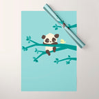Sad Panda Wrapping Paper Gallery Image 1