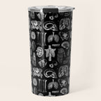 Human Anatomy Black & White Travel Mug Gallery Image 1