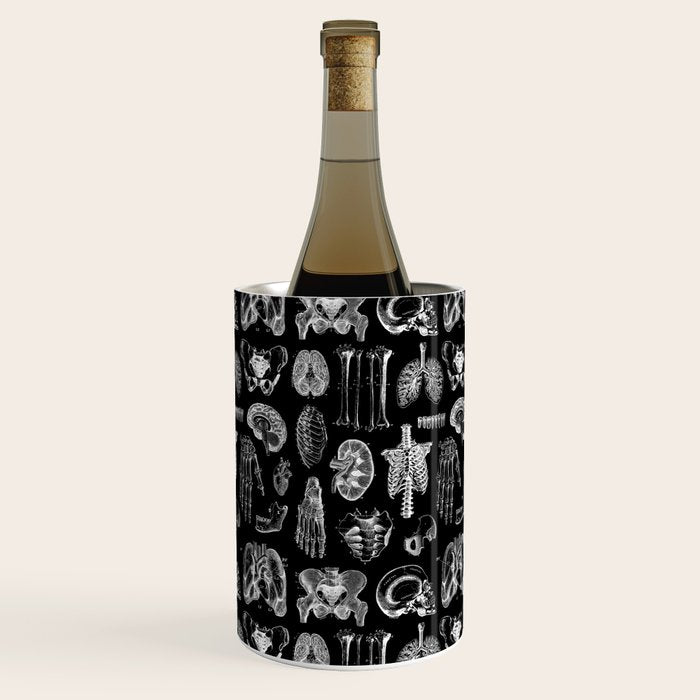Human Anatomy Black & White Wine Chiller Gallery Image 3