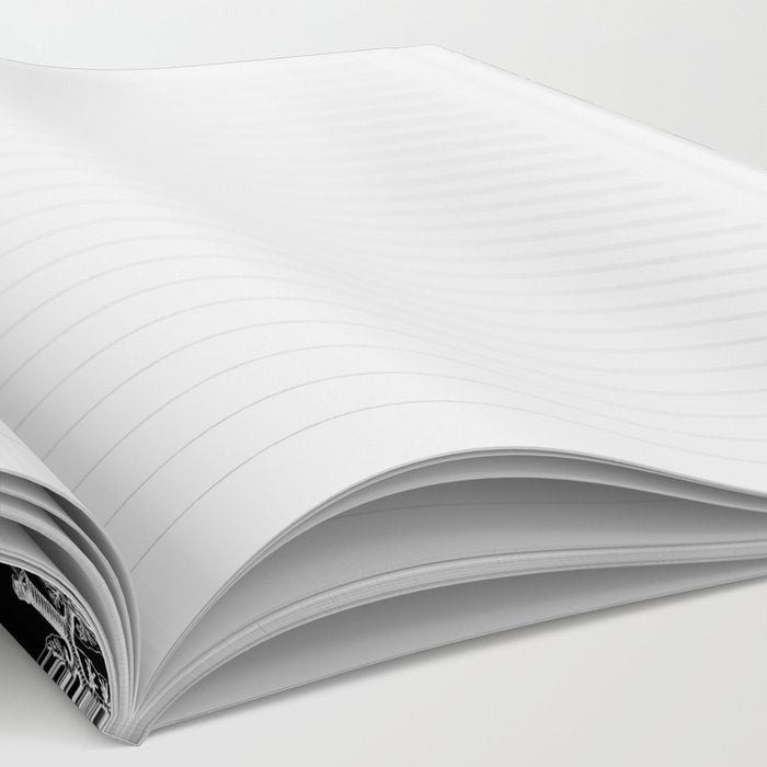 Human Anatomy Black & White Notebook Gallery Image 2