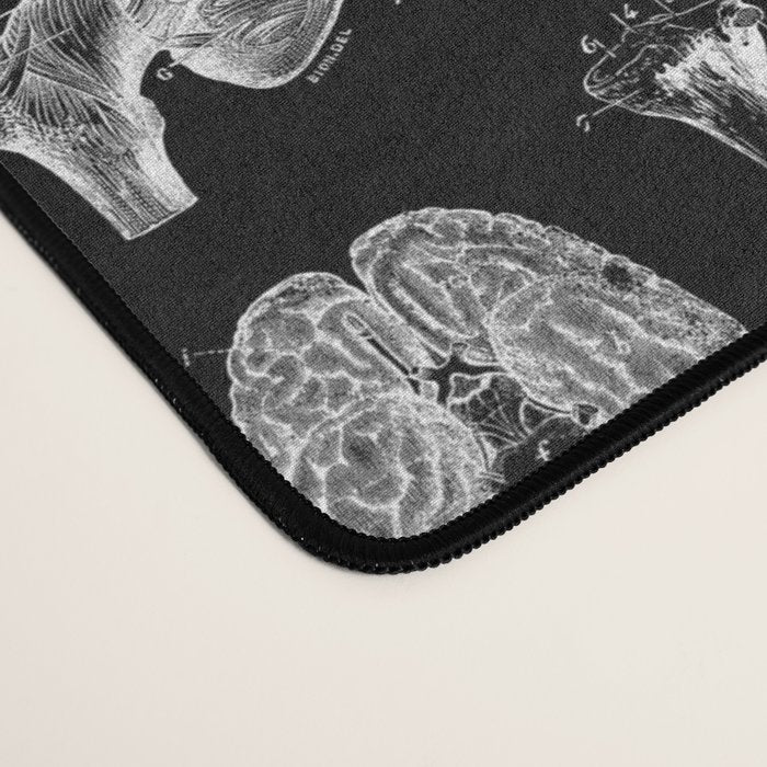 Human Anatomy Black & White Desk Mat Gallery Image 4