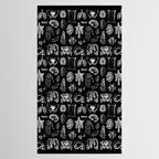 Human Anatomy Black & White Tablecloth Gallery Image 2