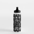 Human Anatomy Black & White Water Bottle Gallery Image 3