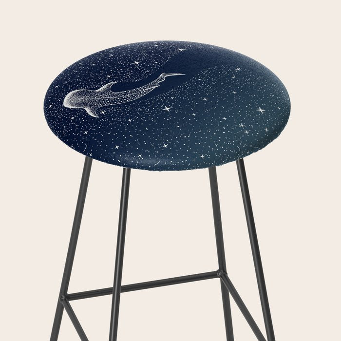 Star Eater COLOR GRAD -  turquoise Stool Gallery Image 2