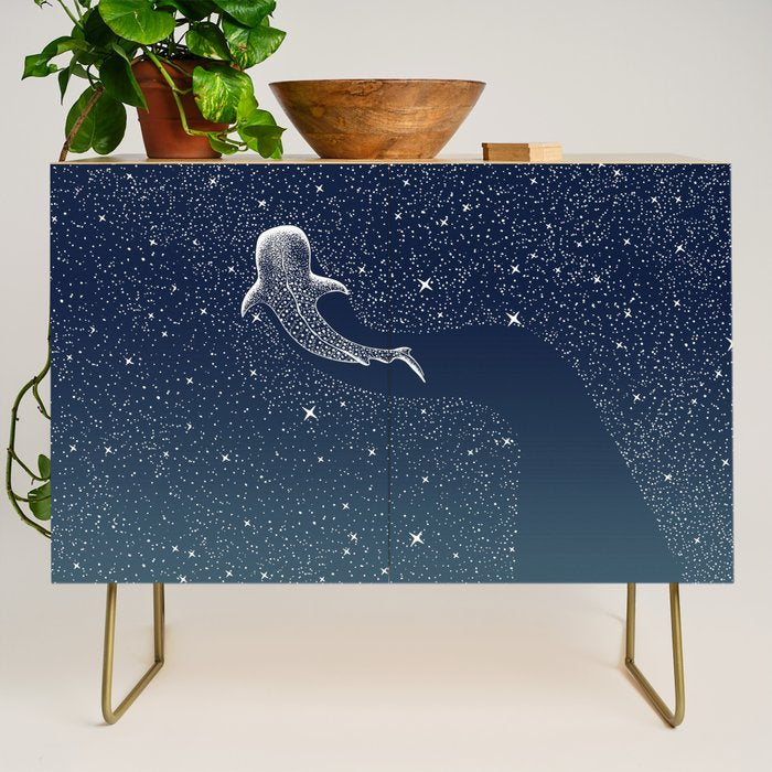 Star Eater COLOR GRAD -  turquoise Credenza Gallery Image 1