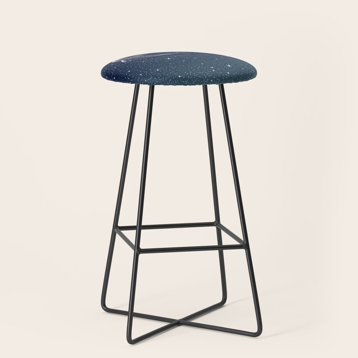 Star Eater COLOR GRAD -  turquoise Stool Gallery Image 1