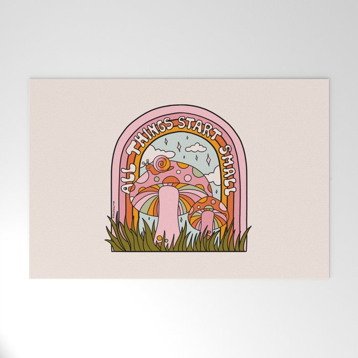 All Things Start Small Welcome Mat Gallery Image 1