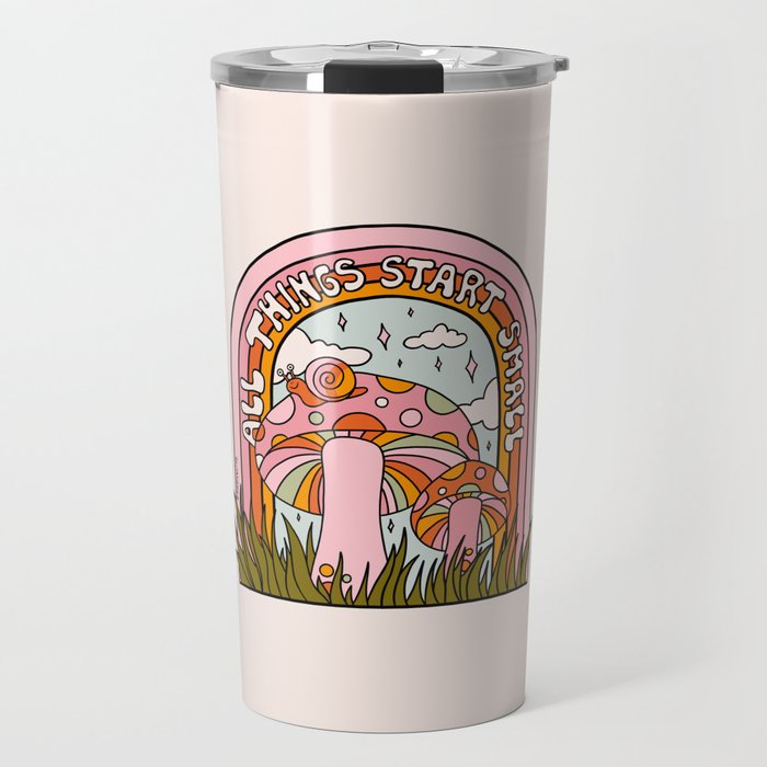 All Things Start Small Travel Mug Gallery Image 1