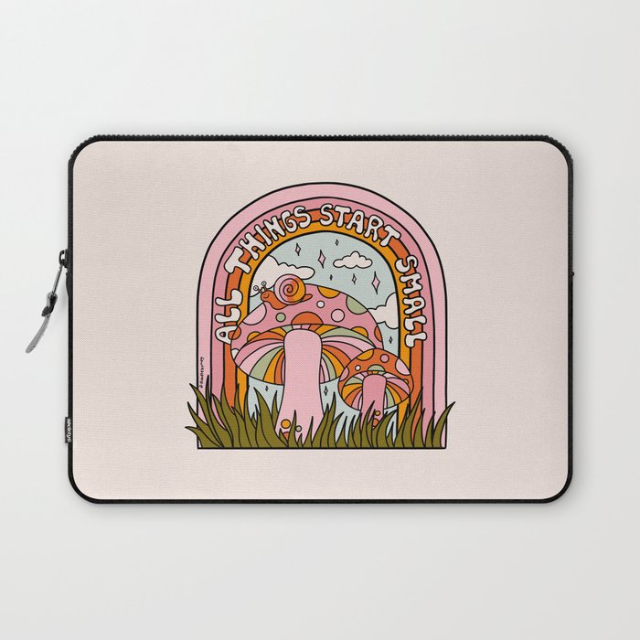 All Things Start Small Laptop Sleeve Gallery Image 1